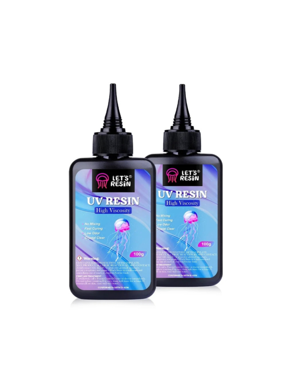 Let's Resin UV Resin High Viscosity Type Ultraviolet Net Weight 200g